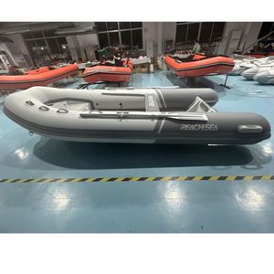 REACHSEA Ut 360 Rib 360 PVC/TAIWAN Hypalon/France Orca Hypalon Deep-v Aluminio Rigid Hull Inflable Rib Boat para la venta - Product Image 2
