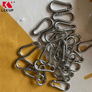 Nhiệm vụ nặng nề mùa xuân Snap Móc leo caribiners Clip <span class=keywords><strong>SS316</strong></span> không gỉ Carabiner Clip m4x40 thép không gỉ Snap <span class=keywords><strong>hook</strong></span> - Product Image 4