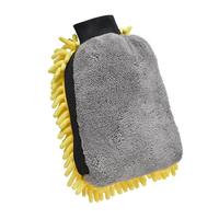 Gant de nettoyage automobile professionnel en microfibre chenille et peluche, doublure imperméable, poignet élastique