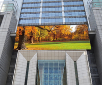 Écran LED numérique vidéo P5 fixe pour extérieur, monté sur portail de bâtiment, résistant à l'eau IP65, HDR10+, lisible en plein soleil