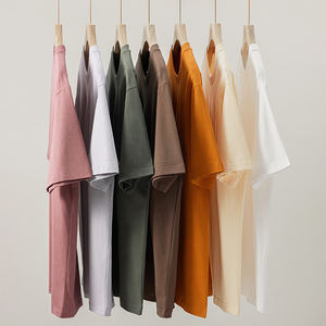 Fabricante OEM de alta calidad, camiseta 100% algodón para hombre, talla grande, manga corta, diseño con logo impreso, cuello redondo. - Product Image 2