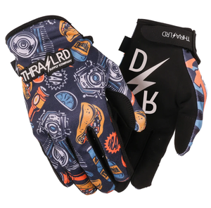 Logo personnalisé écran tactile Dirt Bike moto <span class=keywords><strong>BMX</strong></span> gants antidérapants Motocross ATV hors route course <span class=keywords><strong>sport</strong></span> cyclisme vtt gants - Product Image 3