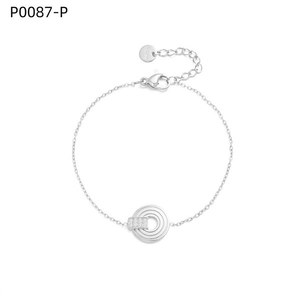 สร้อยข้อมือแฟชั่นประดับเซอร์โคเนีย P0087 สำหรับผู้หญิง เครื่องประดับคุณภาพสูง - Product Image 1