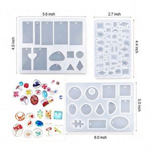 Independent Maker Resin Jewelry Making Kit Featuring Crystal Clear Fast Cure Adhesive UV Light <b>Mold</b> Supplies for Model Keychain - Product Image 2