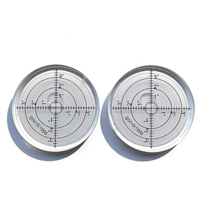 Niveau à bulle de qualité industrielle, diamètre 6 cm, avec une largeur de ligne de 1,2 mm pour les applications de mesure de précision - Product Image 1