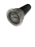 Luz LED para Piscina IP68 de 18 Vatios, 1.5 Pulgadas, RGBW, Sin Nicho, Sumergible, Impermeable, Lámpara para Paisajismo de Piscinas