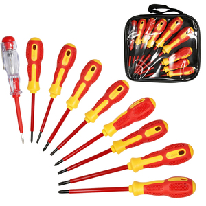Juego de <span class=keywords><strong>9</strong></span> Destornilladores Aislados de 1000V, Destornilladores Magnéticos de Alto Voltaje y Herramientas Magnéticas - Product Image 1