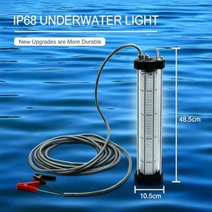 Lampes de pêche submersibles à LED en aluminium haute puissance, étanches, <span class=keywords><strong>blanc</strong></span> froid, 12V 1000W, rechargeables, éclairage 100m, IP68, pour usage extérieur - Product Image 3