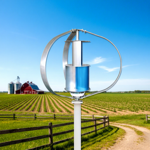 Système d'énergie hybride solaire éolienne de type Q 1500W pour maison de ferme hors réseau Générateur éolien à haute efficacité avec technologie PMG - Product Image 1