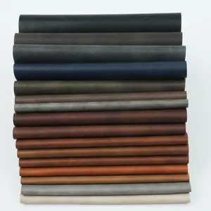 Couro sintético de grão de lichia tecido couro personalizado designer de relevo couro sintético em relevo