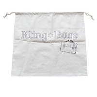 Sacs en toile de coton biologique avec cordon de serrage et logo personnalisé |   Rangement de jouets réutilisable et écologique