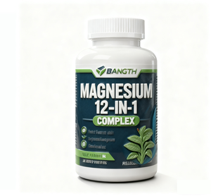 Etichetta OEM/ODM magnesio 12 in 1 capsule complesse pillole integratore di magnesio con supporto cardiaco muscolo citrato glicinato - Product Image 1