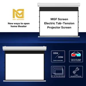 16/9 Aluminium gehäuse Tab-Tensioned Motori zed Projector Screen Gespannte Projektions wand