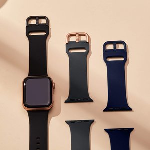 Bracelet en silicone pour homme 49 mm 45 mm 44 mm pour <span class=keywords><strong>Apple</strong></span> <span class=keywords><strong>Watch</strong></span> Ultra 3 2 Series 11 10 9 8 <span class=keywords><strong>SE</strong></span> 3 2 Sport - Product Image 5