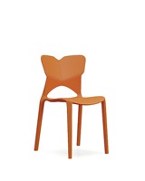 Chaise de salle à manger monobloc moderne en PP injecté, légère, résistante aux UV, écologique, pour restaurant, hôtel, maison, bar - Vente en gros OEM