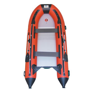 เรือเป่าลมพื้นอลูมิเนียมออกแบบได้ตามต้องการขนาด2.3ม. ถึง4.5ม. เรือกู้ภัยเป่าลมเร็วสำหรับมหาสมุทร - Product Image 1