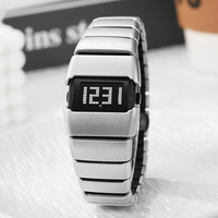 NYY Y2K NYY Retro Futuristische Antike Mode Digitaluhr Wasserdicht Leuchtend Herren Sport Modeuhr