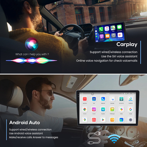 9/10 pollici <span class=keywords><strong>2</strong></span> + 32GB portatile MP5 schermo Stereo CD Android 10 Carplay autoradio lettore DVD - Product Image 4