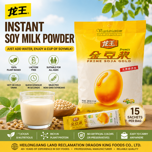 Poudre <span class=keywords><strong>de</strong></span> boisson instantanée à base <span class=keywords><strong>de</strong></span> <span class=keywords><strong>soja</strong></span>, sans lactose, sans produits laitiers, boisson végétalienne, soluble dans l'eau chaude et froide - Product Image 2