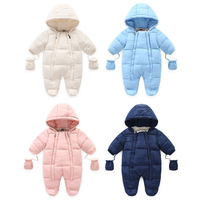 Combinaisons pour bébés nouveau-nés, vêtements d'hiver à manches longues pour bébés, combinaisons chaudes en polaire douce pour bébés de 6 à 18 mois