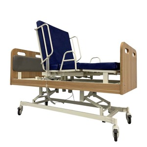 Cama eléctrica de enfermería Nakatomi YK-E312 azul oscuro para pacientes mayores paralizados, cama de hospital - Product Image 3
