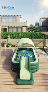 TopOne Swim 2.1M 2.6M 3.05M piscine gonflable familiale épaissie surdimensionnée avec pare-soleil - Product Image 2