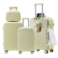 Ensemble de 4 valises Kone en gros, design moderne, ensembles de bagages légers en ABS/PC, nouvelle conception, valises à roulettes Kazonne avec serrure, étanches