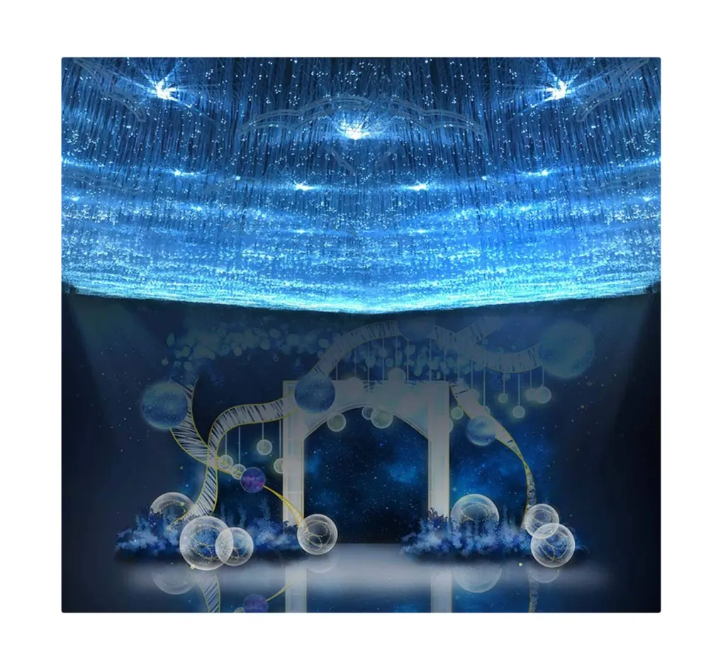 TXPOF домашний Потолочный декор Pmma, волоконно-световое освещение для бассейна, звездное волоконно-оптическое освещение, ночник