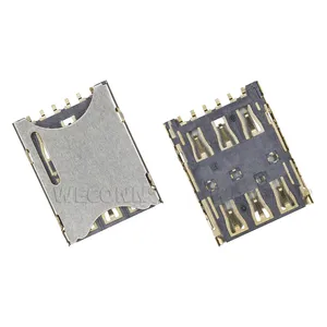 Smart-Card-Anschluss SIM-Adapter 1,2 H 6 Stick-Zuggriff-Typ Nano-Sim-Karten-Anschluss