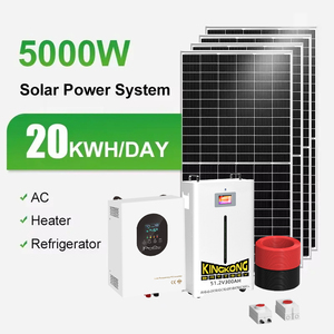 Système solaire hors réseau complet avec contrôleur MPPT 5kw 10kw 15kw 20kw 25kw, batterie lithium-ion pour usage domestique, banques d'alimentation T30 - Product Image 1