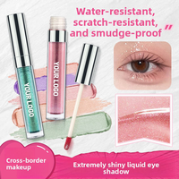 Illuminateur liquide hydratant OEM, effet nacré, maquillage illuminateur, fard à paupières liquide pour salon et maquilleurs professionnels