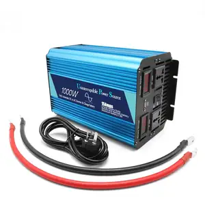 Caricabatterie Inverter UPS da 1000W 12V 24V a 220V Inverter per caricabatterie LiFePO4 a onda sinusoidale pura