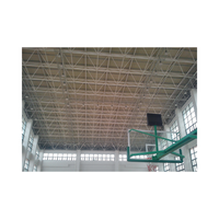 Estructura de acero prefabricada Gimnasio de baloncesto Gimnasio universitario Marco espacial de largo alcance Edificio de estadio deportivo
