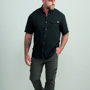 Com capuz suor com capuz Peixe Vermelho <span class=keywords><strong>Uv</strong></span> 50 Vented Duck Camo Outono Top Rated Sun Hoodie logotipo Peixe Seco Fit Botão para baixo camisa de pesca - Product Image 2