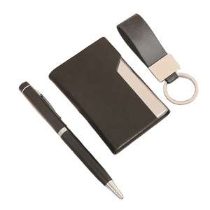 Executive Black <b>Gift</b> <b>Set</b>: Business Card Holder & Elegant Corporate <b>Gift</b> for Men - Product Image 2
