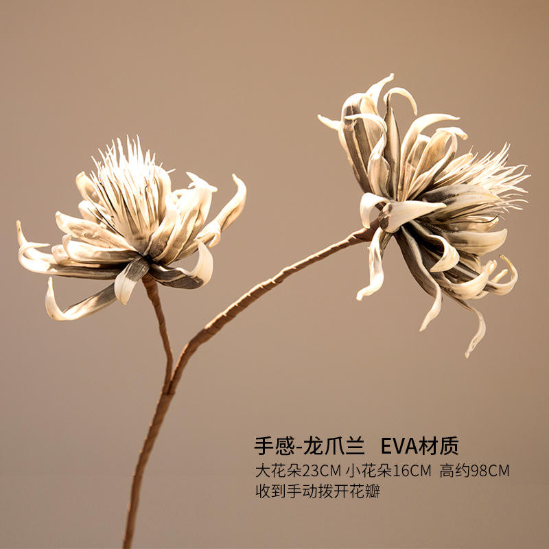 Orquídea garra artificial/gris