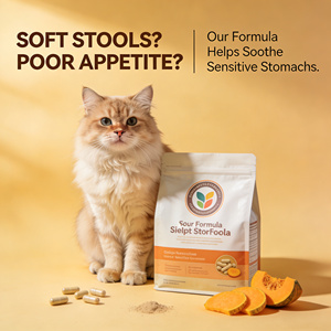 Nourriture pour chats à base de viande biologique naturelle, riche en protéines <span class=keywords><strong>et</strong></span> faible en matières grasses, soin gastro-intestinal, prise de poids, chaton adulte, toutes les étapes de vie, nourriture universelle - Product Image 3