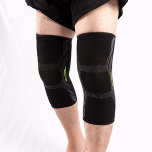 Rodillera Deportiva <span class=keywords><strong>de</strong></span> Baloncesto con Logotipo Personalizado, Protección Profesional, Flexible, Suave, Compresión Tejida - Product Image 6