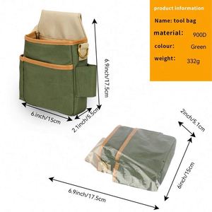 Sac de transport de luxe robuste et personnalisé pour outils de golf, fabriqué en usine BSCI, avec pochette ceinture pour électricien, charpentier et constructeur - Product Image 5