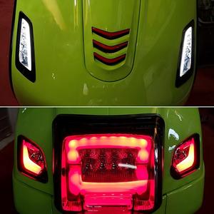 สัญญาณไฟเลี้ยวด้านหน้าและด้านหลัง LED อุปกรณ์เสริมรถจักรยานยนต์สำหรับรถเวสป้า GTS150/250/300 GTV250ดัดแปลงผลิตในประเทศจีน - Product Image 5