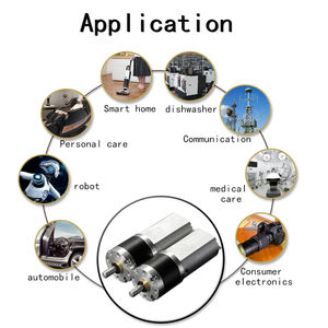 미니 감속 모터 <span class=keywords><strong>DC</strong></span> 12V 6V 24V 하이 토크 저속 전진 및 후진 전동기 감속 엔진 - Product Image 6