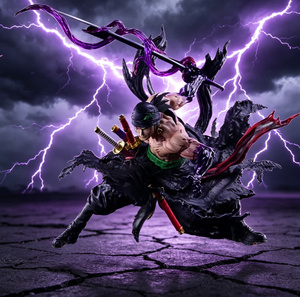 Figura de PVC de OP Zoro con Doble Cabeza, Modelo de Anime, Juguete y Decoración, Regalo, Venta al Por Mayor - Product Image 1