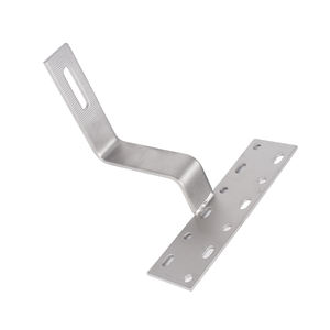 Crochets de fixation modernes en aluminium de haute qualité pour panneaux solaires sur toiture en tuiles, résistance au vent 60 m/s, charge de neige 3 KN/m, taille et logo personnalisables - Product Image 1