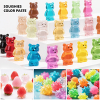 Pigment de silicone pour jouets Squishy, pâte pigmentée opaque pour la fabrication de moules en caoutchouc de silicone, couleurs vives pour la coloration des Squishy