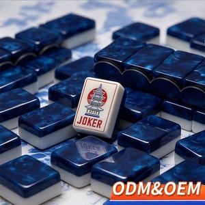 Ensemble de Mahjong en Acrylique Pliable de Style Américain de Luxe pour 4 Joueurs avec Design Durable Portable pour Compétitions et Fêtes - Product Image 2