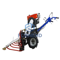 Moissonneuse-batteuse portable mini pour céréales, faucheuse légère pour petites exploitations agricoles, blé et riz, haute productivité