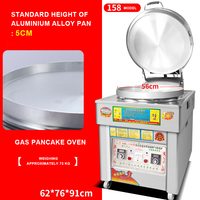 Machine à crêpes WENCHU à vente chaude, durable, commerciale, intelligente, avec alarme lumineuse, revêtement antiadhésif, 9,6 kW