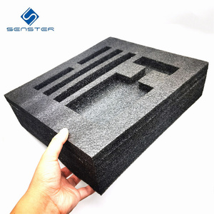 Impermeabile Anti-Shock nero <span class=keywords><strong>EVA</strong></span>/EPE/PU spugna schiuma inserto tubo stile foglio per articoli delicati per il confezionamento - Product Image 5