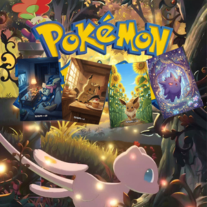Cartes Pokémon Fan Art YQ, sacs cadeaux imprimés en couleur, boîtes de collection scellées, cartes imprimées colorées en gros chinois, cartes en carton artistique - Product Image 1
