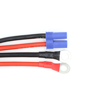 Kabel Adaptor Konektor Bullet Arus Tinggi 10Awg EC5 XT30 XT60 XT90 Terminal O Ring untuk Baterai 12V Konektor DIN Daya